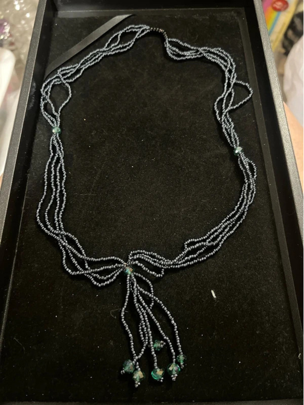 Vintage seed bead necklace